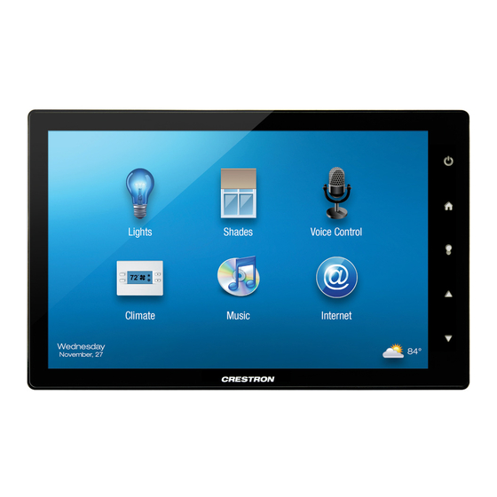 Crestron TSW-1052 Do Manual