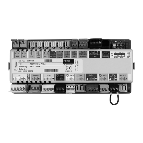 Hoval TopTronic E Technical Information
