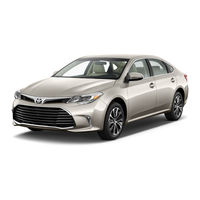 Toyota Avalon 2017 Quick Reference Manual