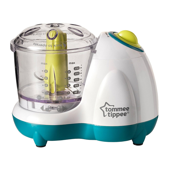 Tommee Tippee baby food blender Instructions For Use