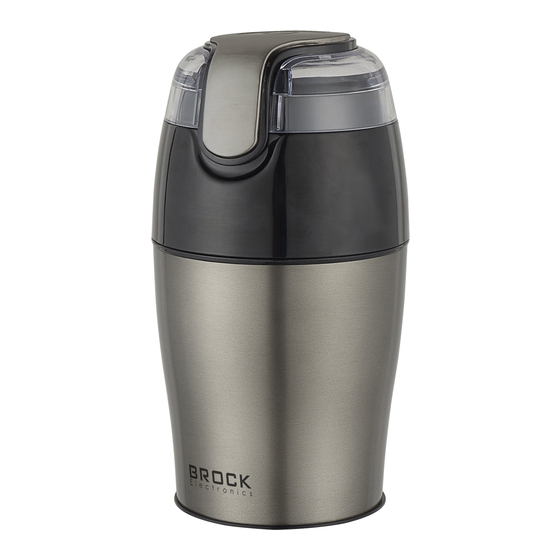 Brock CG 4050 SS Manual