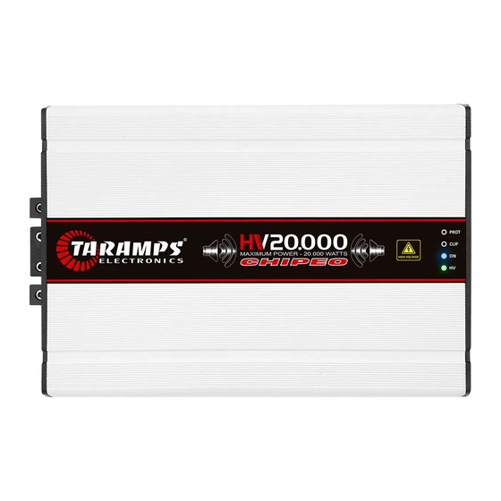 Taramps Electronics HV 20.000 Manuals