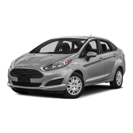 Ford 2014 Fiesta Owner's Manual