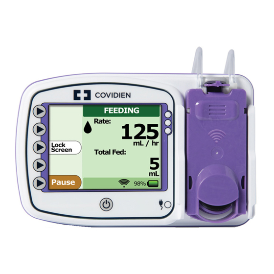 Cardinal Health Kangaroo Connect Enteral Feeding Pump Quick Start Directions