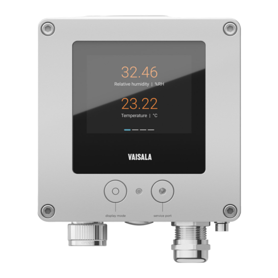 Vaisala Indigo300 User Manual