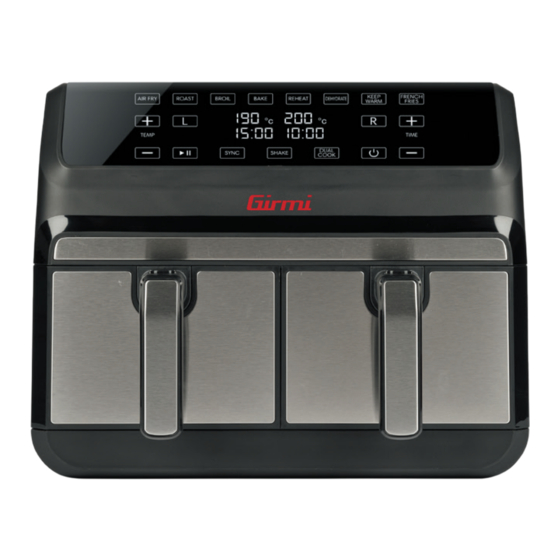 TREVIDEA Girmi Ecofrit Bis FG22 User Manual