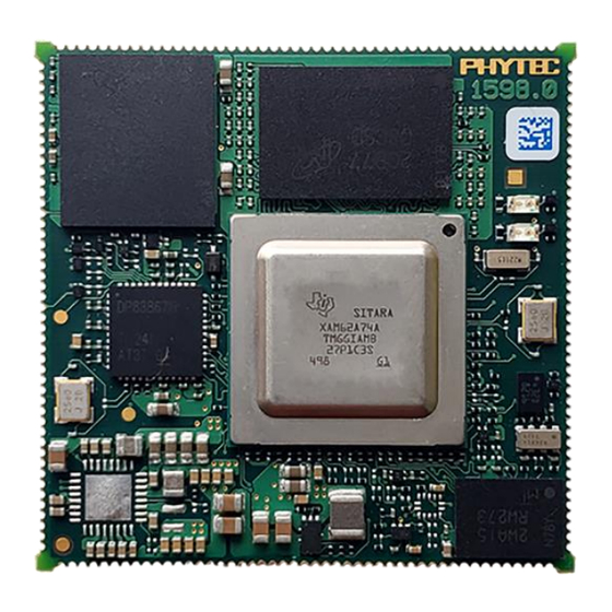 Phytec phyCORE-AM62Ax Hardware Manual