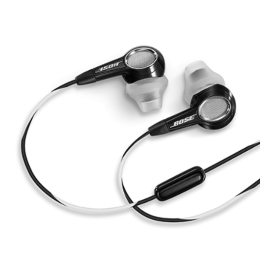 Bose Mobile in-ear headset Owner's Manual