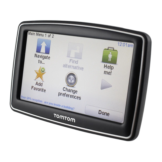 TomTom XL 340-S Live User Manual