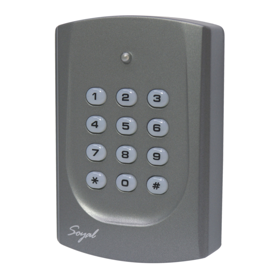 Soyal AR-721HV3 Manual