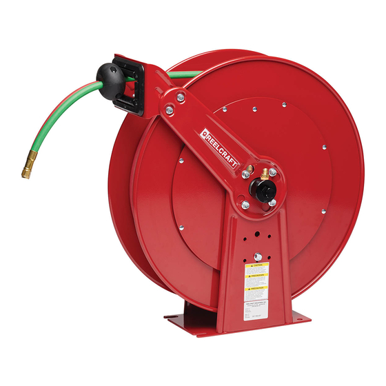 ReelCraft TW Series Operating Instructions