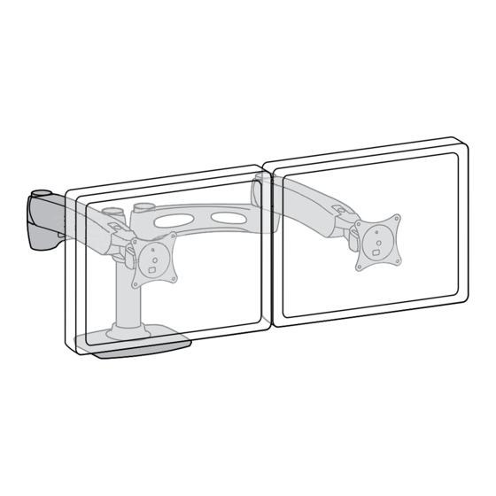 Ergotron LX Side-by-Side Dual Display Arm User Manual