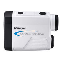 Nikon COOLSHOT 20 GII Instruction Manual