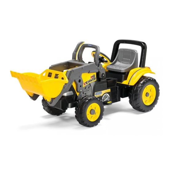 Peg-Perego MAXI EXCAVATOR Use And Care Manual