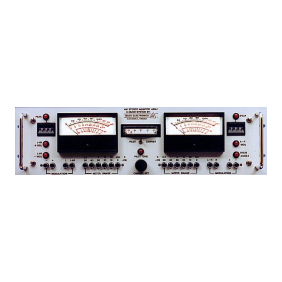 Delta Electronics C-QUAM ASE-1 Preliminary Manual