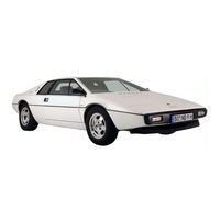 Lotus Esprit Series Workshop Manual