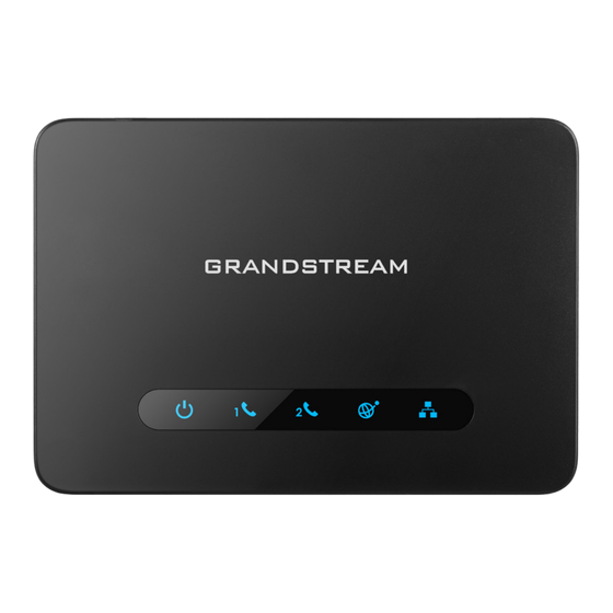 Grandstream Networks HT812V2 Quick Installation Manual