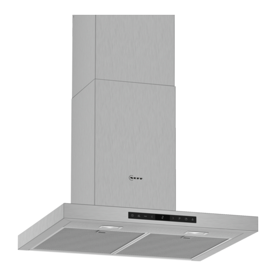 NEFF D65BCP2N0 User Manual And Installation Instructions