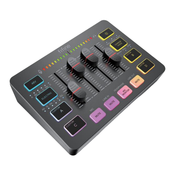Fifine SC3 User Manual