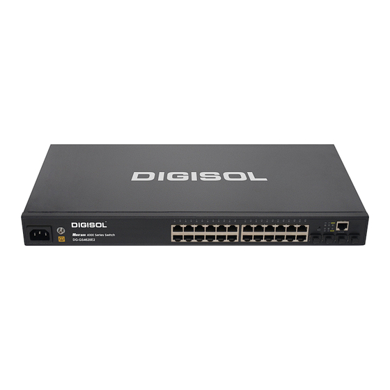 Digisol DG-GS4628E2 Installation Manual
