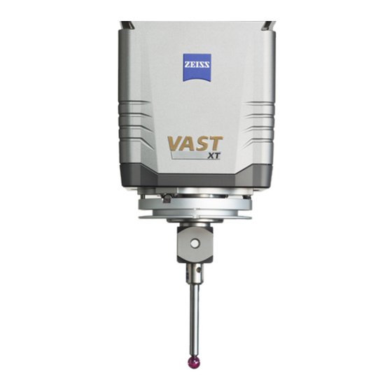 Zeiss VAST XT gold Operating Instructions Manual