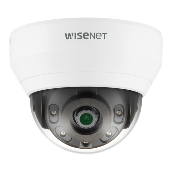 Hanwha Vision QND-6012R1 Quick Manual