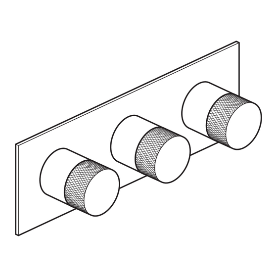 VADO KNURLED ACCENTS TAB-128/3-H-CPK Installation Manual