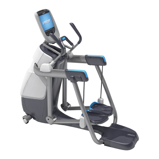 Precor P80 Console Operating And Maintaining