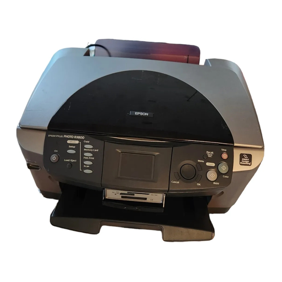 Epson STYLUS Photo RX600 User Manual