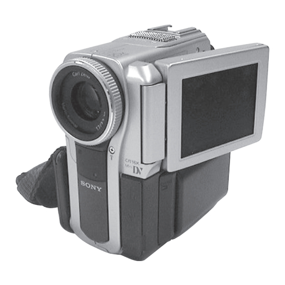 Sony DCR-PC6E Service Manual