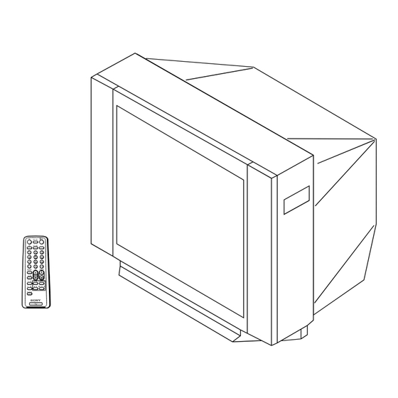 Sony KV-XG25M8J Service Manual