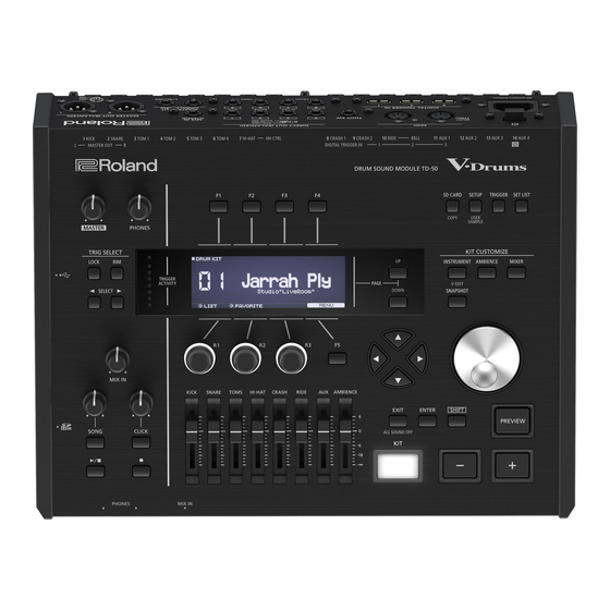 Roland TD-50 Manual