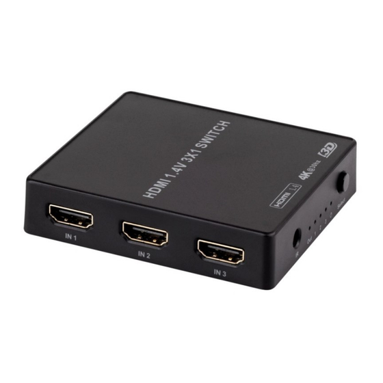 Cabletech URZ0971 HDMI Switch Manuals