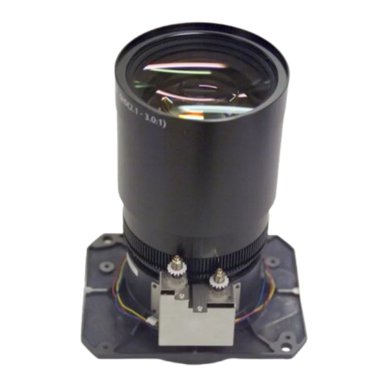Barco QHD (2.1-3.0:1) Lens Installation Manual
