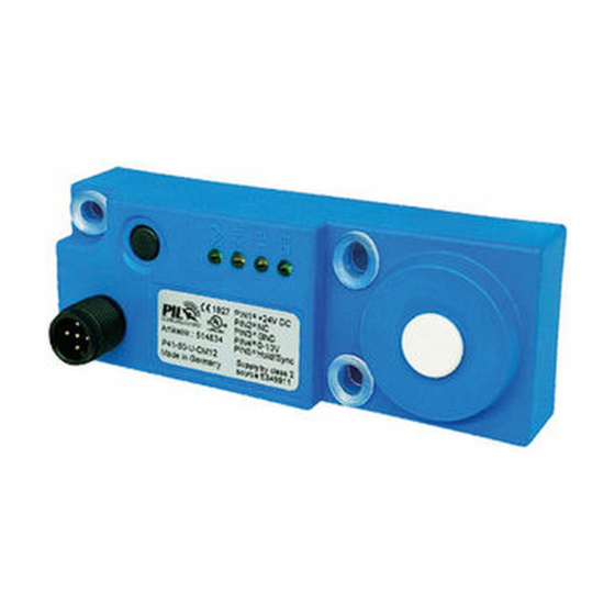 Pil Sensoren P41-50-I-CM12 Manual