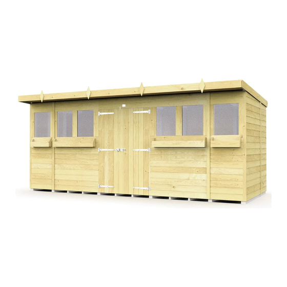 total sheds Pent Summer Shed Assembly Manual
