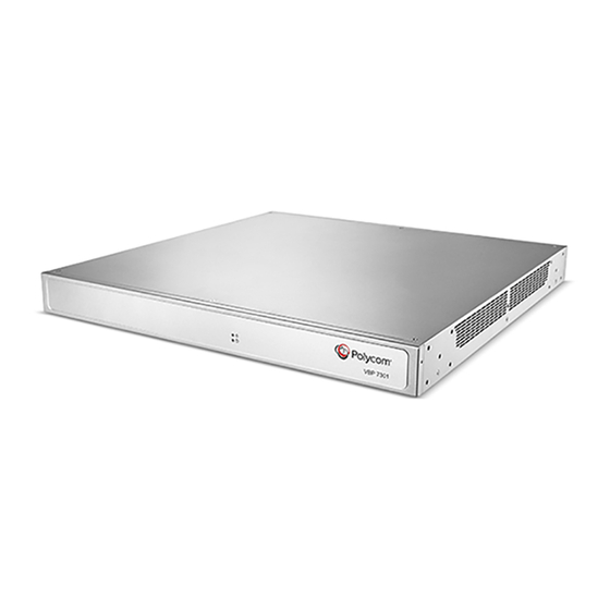 Polycom VBP 7301 Hardware Installation Manual