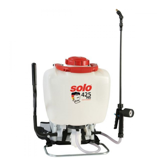Solo 425 Comfort Original Instructions Manual