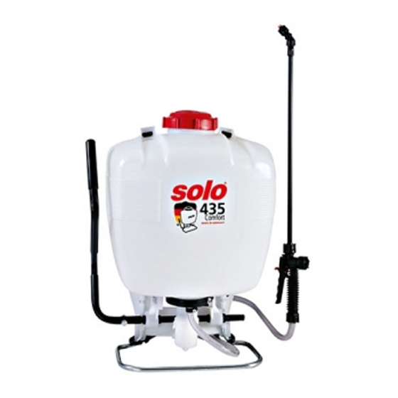 Solo 425 Comfort Original Instructions Manual