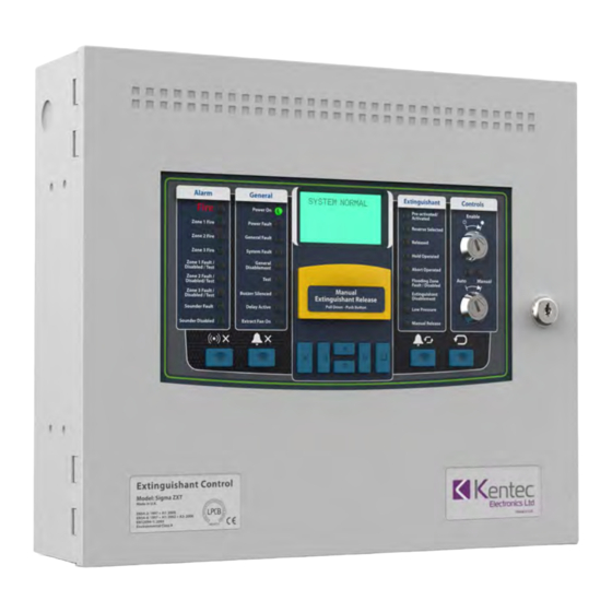 Kentec Electronics Sigma ZXT Quick Start Manual