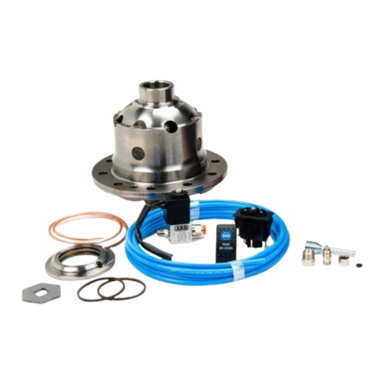 ARB AIRLOCKER RD153 Installation Manual