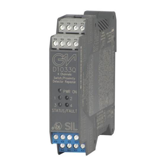 GMI D1033D Quick Start Manual