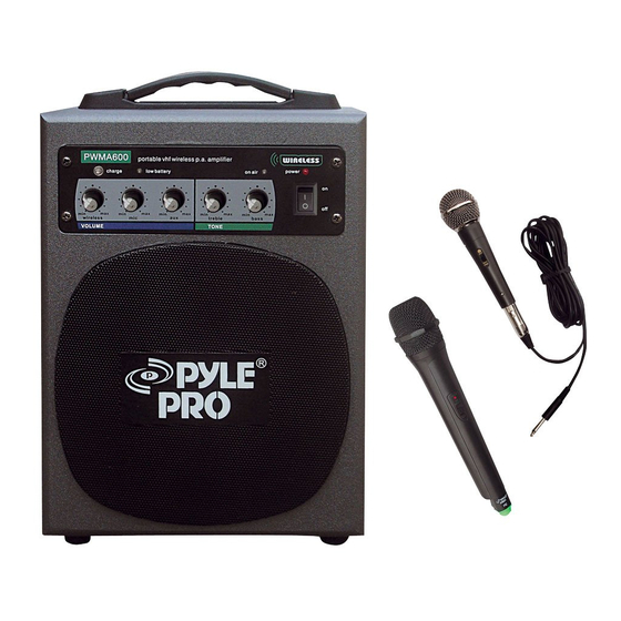 Pyle Pro PWMA600 Owner's Manual