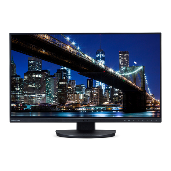 Sharp MultiSync EA272Q User Manual