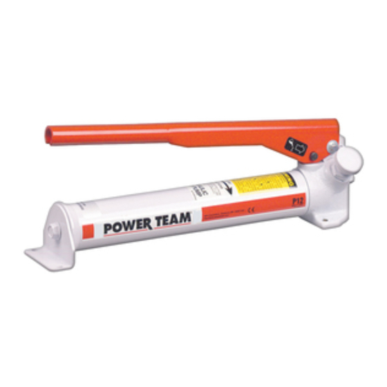 SPX POWER TEAM 4000 Operating Instructions