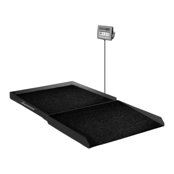 User Manuals: Rice Lake Summit SB-1000 Wheelchair Scale
