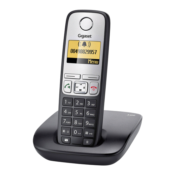 Gigaset A400 User Manual