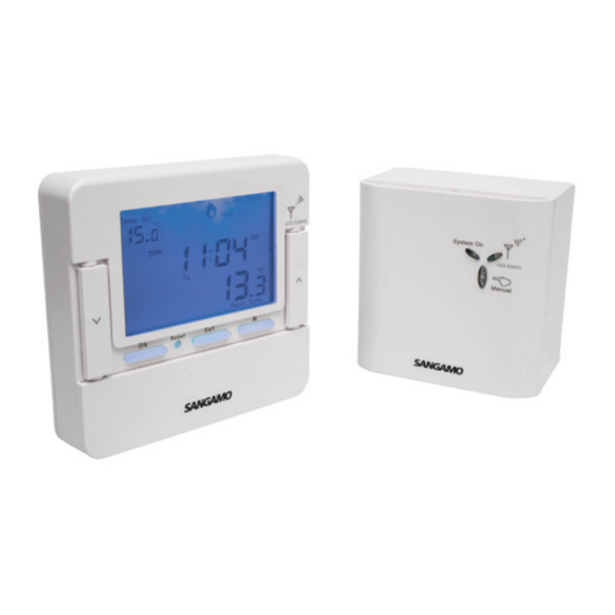 Sangamo RSTAT5 RF Installation Instructions And Owner's Manual