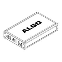 Algo 8300 Installation/Configuration Manual