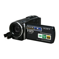 Sony HDR-XR150 Correction (operating guide) User Manual